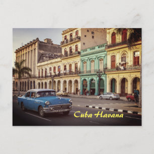 Kuba Havanna Vintage Klassiker Stadtbild Postkarte