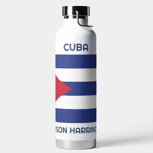 Kuba-individuelle Name Trinkflasche (links)