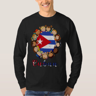 Kuba Kinder Cubanita Hispanisches Erbe Kubanische T-Shirt