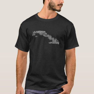 Kuba-Kontur, Kuba-Reisen, stolz auf Kuba, Kuba-Pri T-Shirt