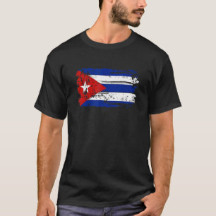 Kuba-Kuba-Karten Kuba-Flagge für Frauen und Männer T-Shirt