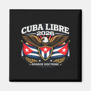 Kuba Kuba Libre Donroe-Doktrin-Illustration Magnet