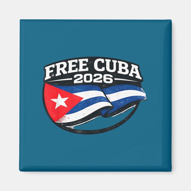 Kuba Kuba Libre Monroe-Doktrin Design Magnet (Vorne)