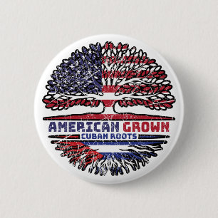 Kuba Kuba USA USA Vereinigte Staaten Tree Button