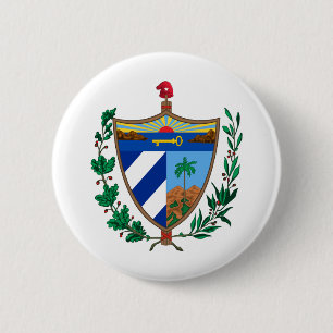 Kuba Landeswappen Symbol Emblem Flagge Button