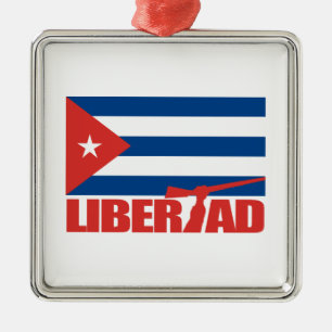 Kuba - Libertad Ornament Aus Metall