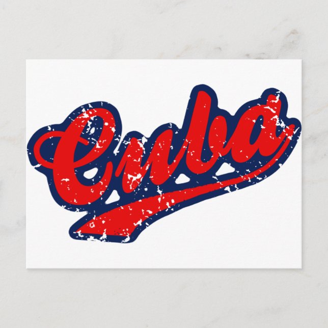 Kuba Postkarte (Vorderseite)