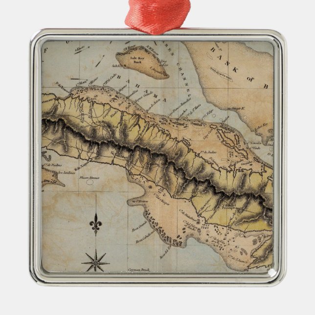 Kuba Silbernes Ornament (Vorne)