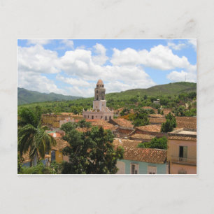Kuba Town View Postkarte