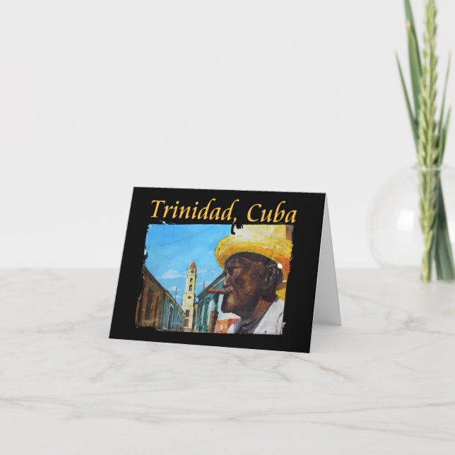 Kuba - Trinidad - Kubanische Zigarrenkunst Karte (Vorderseite)