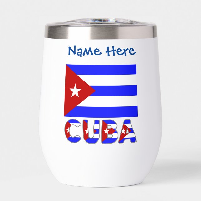 Kuba und Kuba - Personalisiertes Flaggenblau (Von Creator hochgeladen)