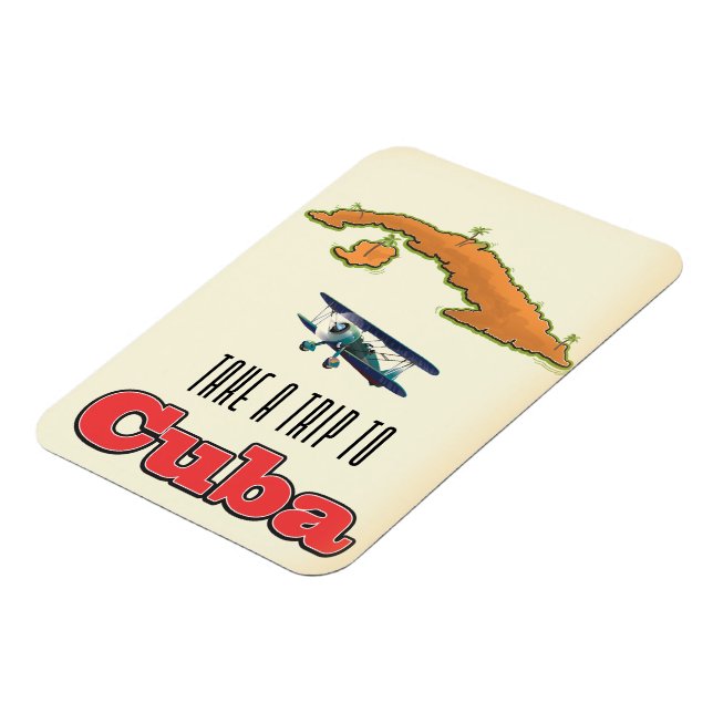 Kuba Urlaubs Poster Magnet (Linke Seite)
