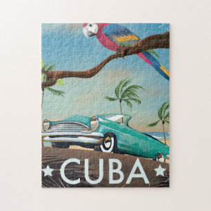 Kuba vintage retro Reise Druck