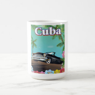 Kuba Vintages Reiseplakat Kaffeetasse