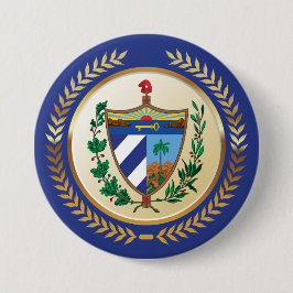 Kuba-Wappen Button