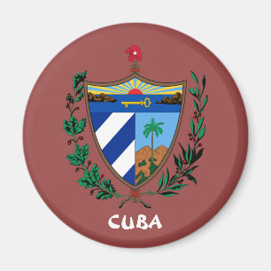 Kuba-Wappen Küchen-/Büro-Magneten Magnet