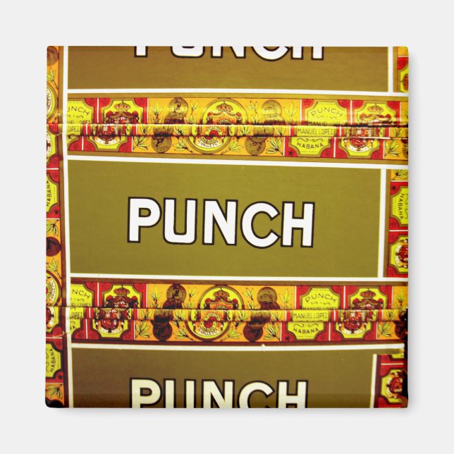 Kuban Cigar Boxes | Punch | Magnet (Vorne)