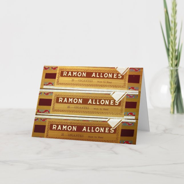 Kuban Cigar Boxes | Ramon Allones | Grußkarte Karte (Vorderseite)