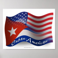 Kubanisch-Amerikanische Wave Flag