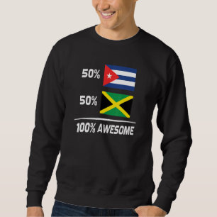 Kubanisch-jamaikanische Flagge Kuba Jamaika Sweatshirt