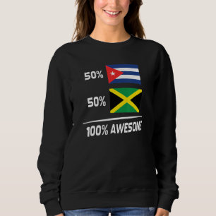 Kubanisch Jamaikanische Flagge Kuba Jamaika Sweatshirt