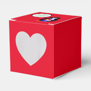 Kubanisch sprechende Frau Pinguin Personalisiert  Geschenkschachtel