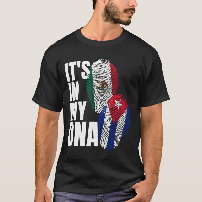 Kubanisch und mexikanisch - Perfection Mix Flag He T-Shirt (Vorderseite)