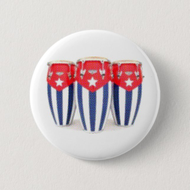 Kubanische Congas Button (Vorderseite)