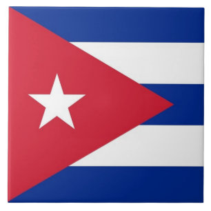 kubanische Flag Tile Fliese