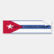 Kubanische Flagge Autoaufkleber (Vorne)