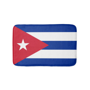 kubanische Flagge Badematte