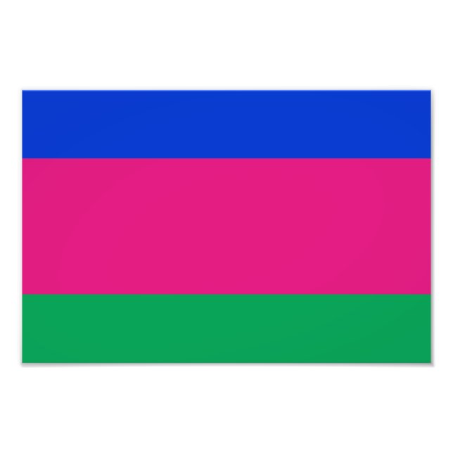 Kubanische Flagge Fotodruck (Vorne)
