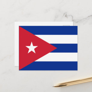 kubanische Flagge, Havanna, Fidel Castro, Che Guev Postkarte
