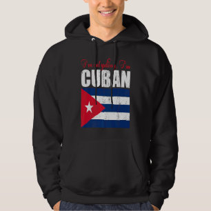 Kubanische Flagge Ich schreie nicht, ich bin Kuba Hoodie