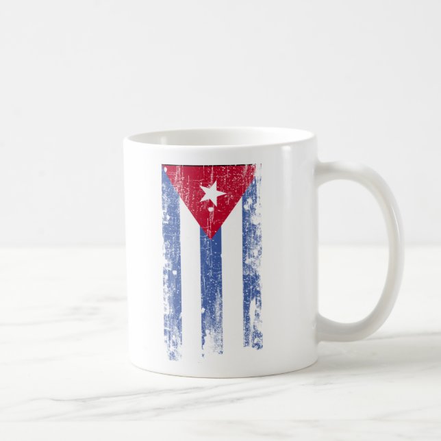 Kubanische Flagge Kaffeetasse (Rechts)