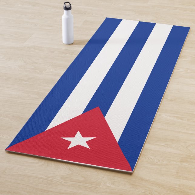 kubanische Flagge (Kuba) Yogamatte (Beispiel)