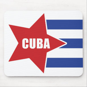 Kubanische Flagge Mousepad