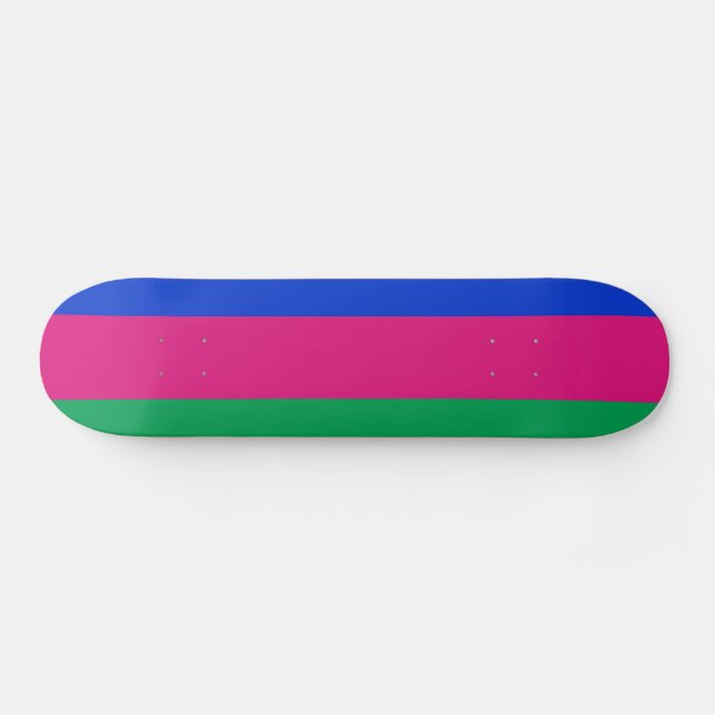 Kubanische Flagge Skateboard (Horizontal)