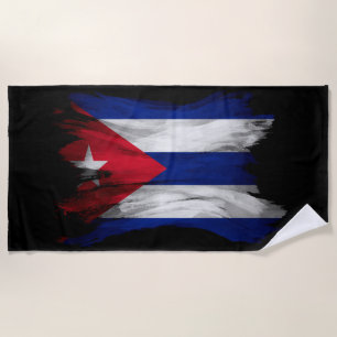 Kubanische Flagge Strandtuch