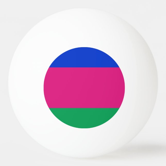 Kubanische Flagge Tischtennisball (Vorderseite)