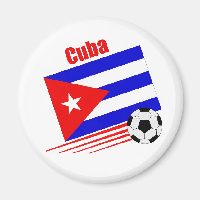 Kubanische Fußballmannschaft Magnet (Vorne)