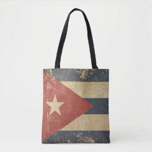 Kubanische gealterte Flat Flag Tasche
