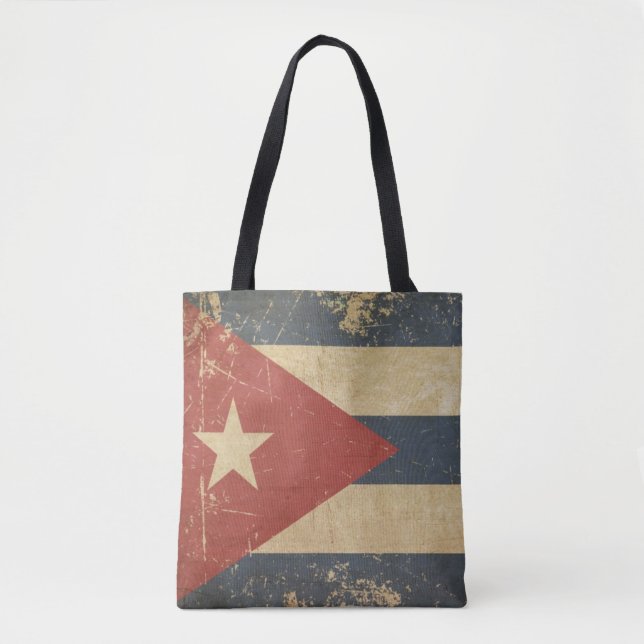 Kubanische gealterte Flat Flag Tasche (Vorderseite)
