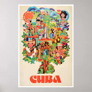 Kubanische Kunst Kuba Reiseplakat Havanna Druck Poster