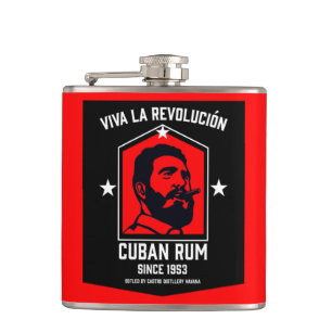Kubanische Libre Rum Drinkers Revolution Flachmann