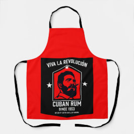 Kubanische Libre Rum Drinkers Revolution Schürze