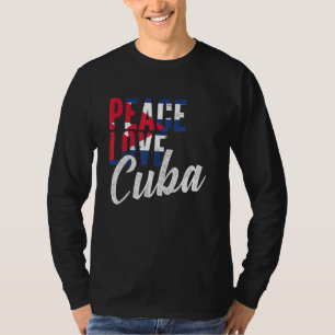 Kubanische Liebe für den Frieden Kuba - kubanische T-Shirt