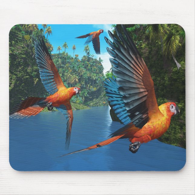 Kubanische Rote Maca 2 Mousepad (Vorne)