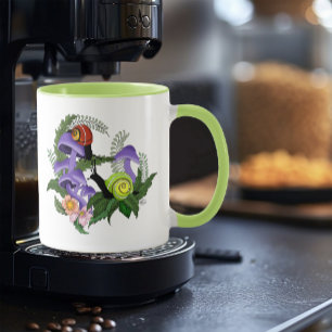 Kubanische Schnecken Lila Pilze Tasse