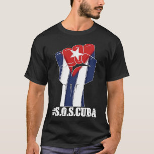 Kubanischer Protest fist sos cuba libre libertad s T-Shirt